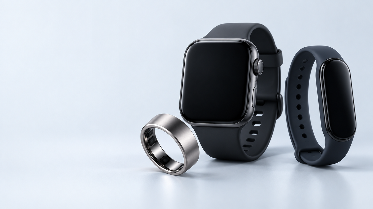 Smartwatch, smart ring and fitness band